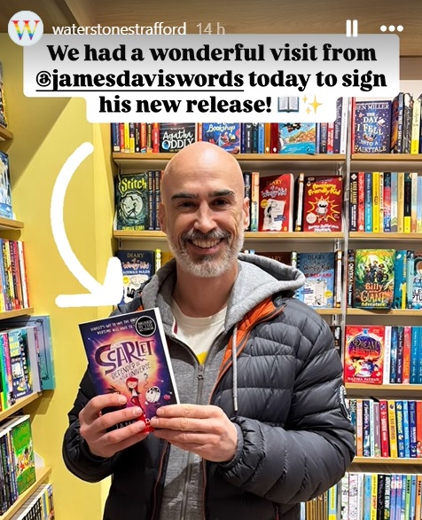 Waterstones signing